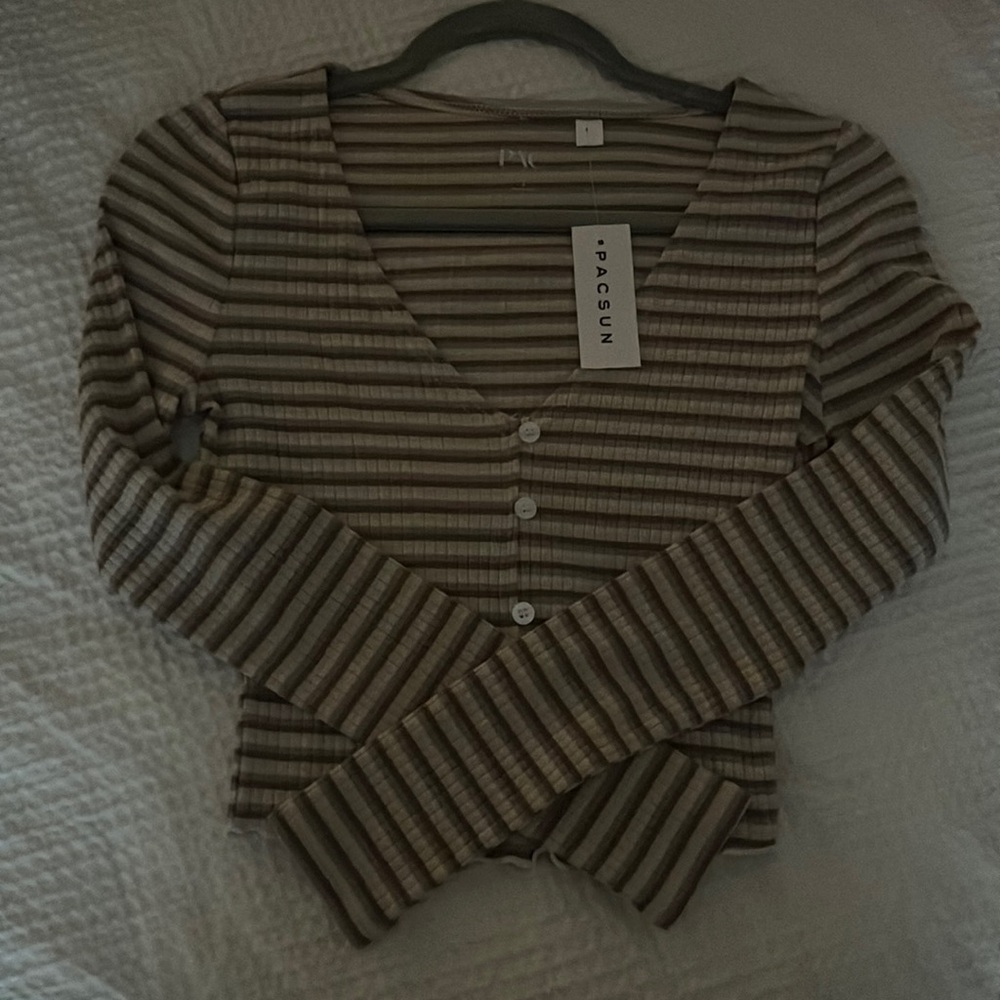 PacSun striped longsleeve top